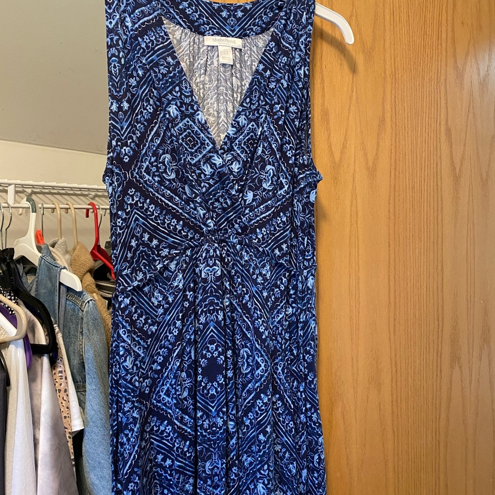 Motherhood Maternity Maxi Dress. Worn once.